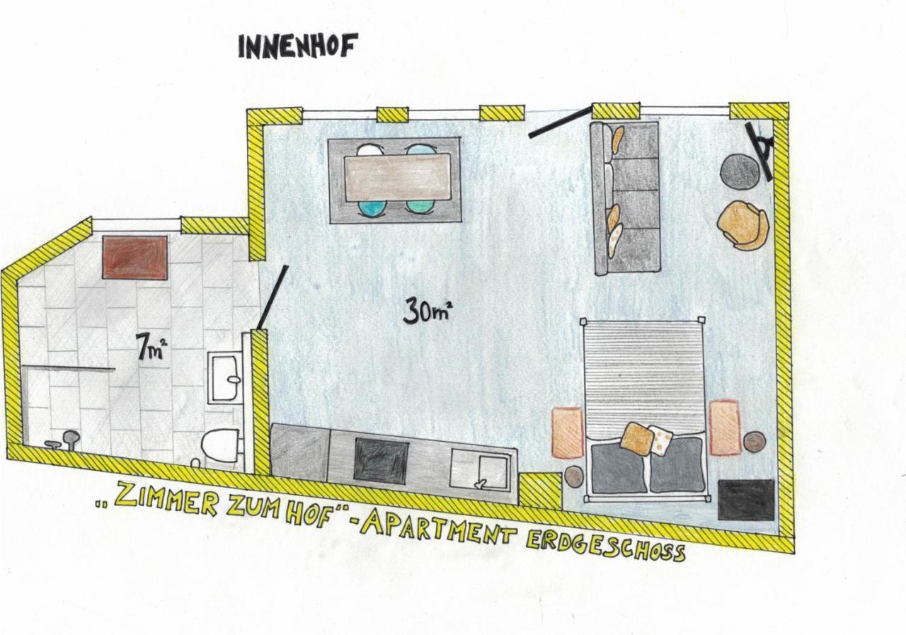 Das Gelbe Haus - Drei Besondere Ferienwohnungen Flensburg Kültér fotó